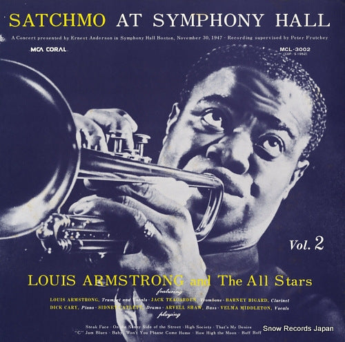 ARMSTRONG, LOUIS satchmo at symphony hall vol.2 MCL-3002