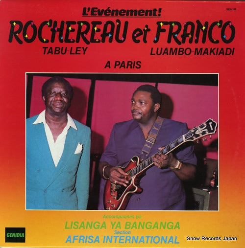 FRANCO, ROCHEREAU ET l'eve ement! GEN103