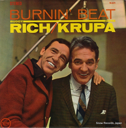 RICH, BUDDY, AND GENE KRUPA burnin' beat V6-8471