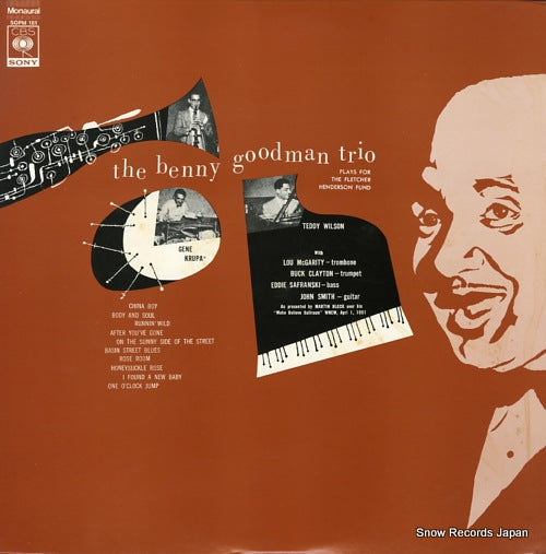 GOODMAN, BENNY plays for the fletcher henderson fund SOPM181