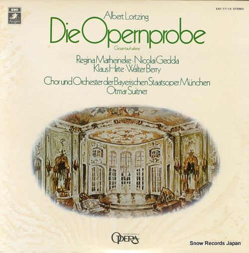 SUITNER, OTMAR lortzing; die opernprobe EAC-77115