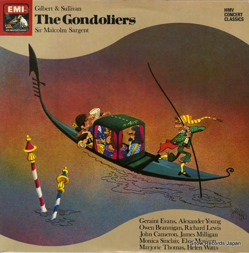 SARGENT, MALCOLM gilbert & sullivan; the gondoliers SXDW3027