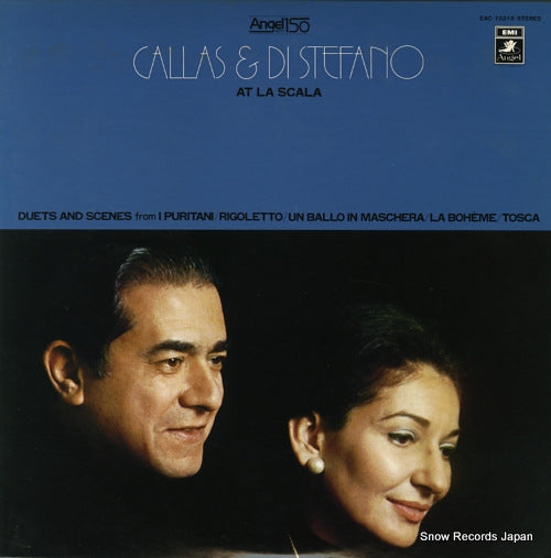 CALLAS, MARIA, AND GIUSEPPE DI STEFANO callas & di stefano at la scala EAC-70218