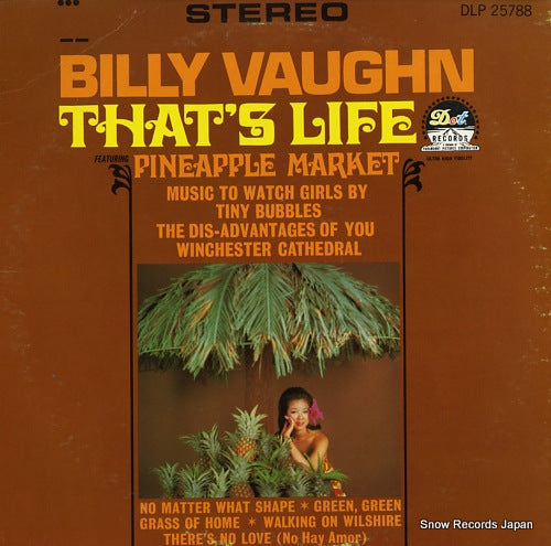 VAUGHN, BILLY that's life DLP25788