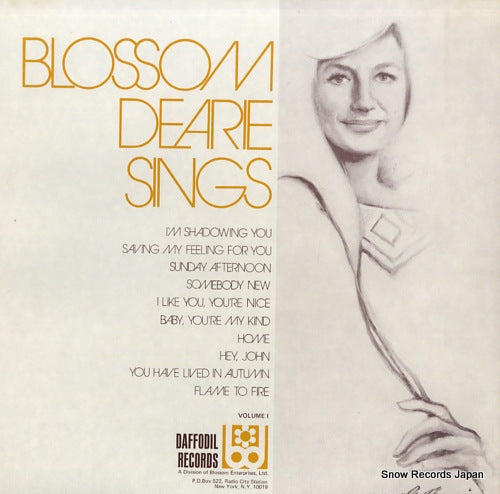 DEARIE, BLOSSOM blossom dearie sings vol.1 BMD101