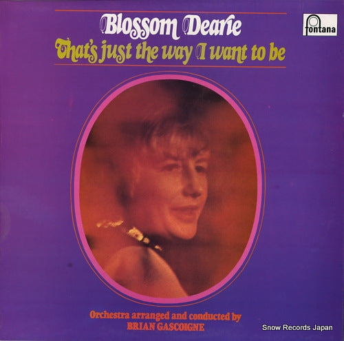DEARIE, BLOSSOM that's just the way i want to be 6309015