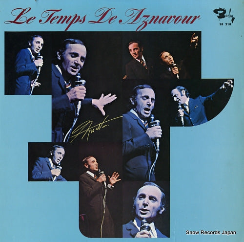 AZNAVOUR, CHARLES le temps de aznavour SR218