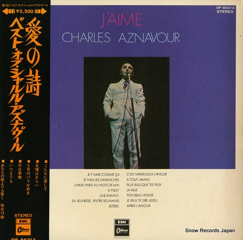 AZNAVOUR, CHARLES j'aime OP-80313