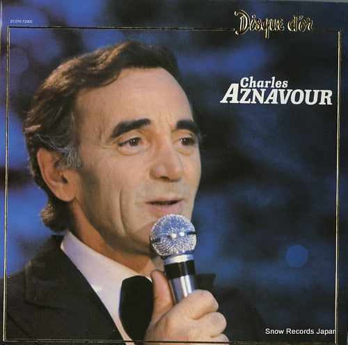 AZNAVOUR, CHARLES disque d'or de charles aznavour 2C070-72000
