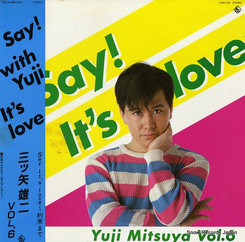 MITSUYA, YUJI say! it's love yuji mitsuya vol.6 K28A-504