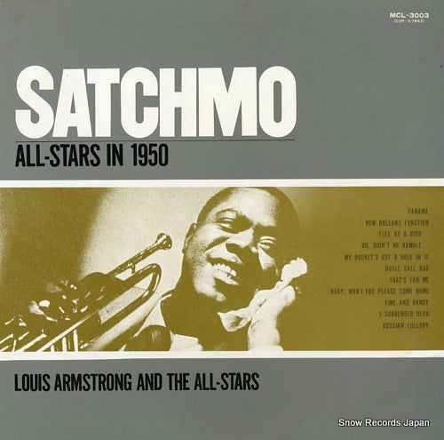 ARMSTRONG, LOUIS satchmo all-stars in 1950 MCL-3003