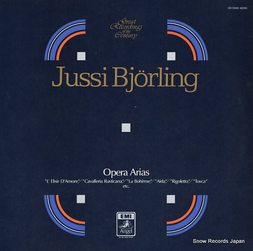 BJORLING, JUSSI opera arias GR-70085