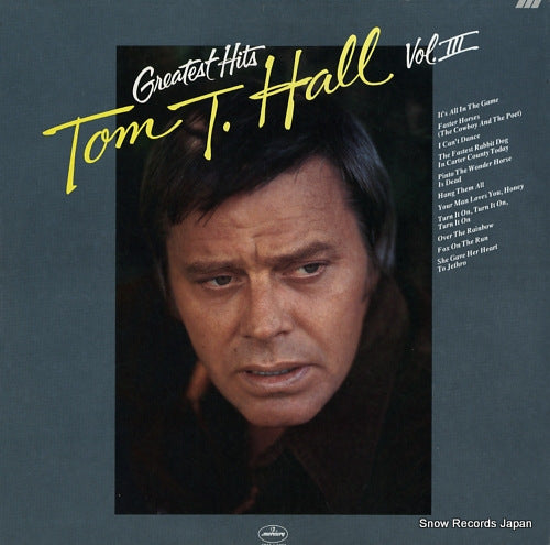 HALL, TOM T. greatest hits vol.iii SRM-1-5008