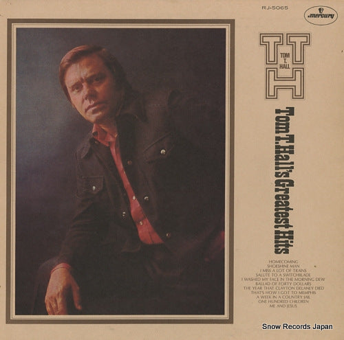 HALL, TOM T. tom t. hall's greatest hits RJ-5065