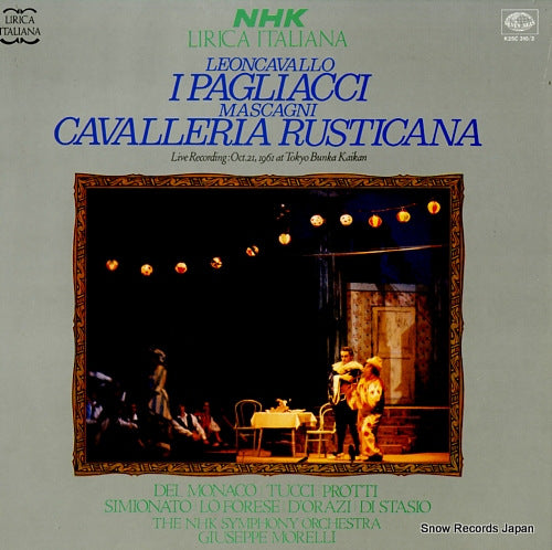 MORELLI, GIUSEPPE leoncavallo; i pagliacci K25C310/2