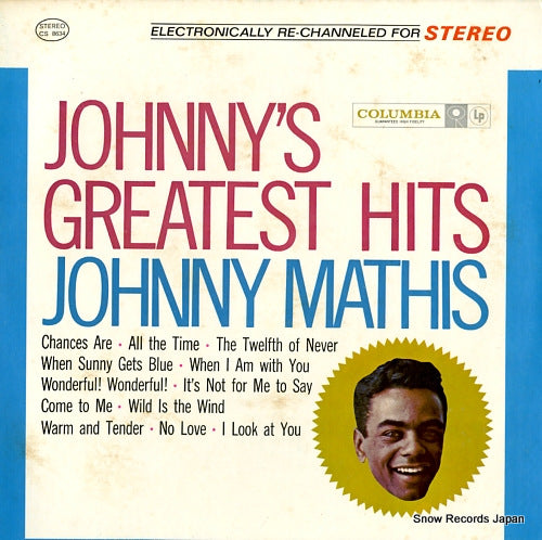 MATHIS, JOHNNY johnny's greatest hits CS8634