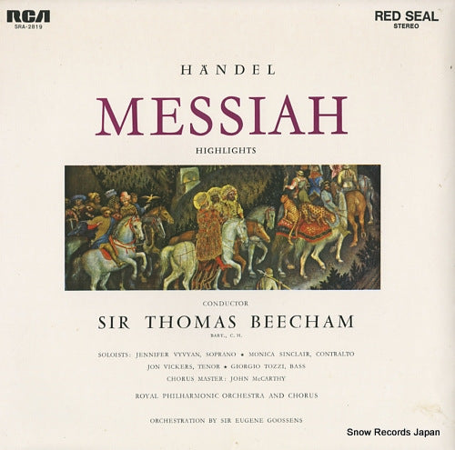 BEECHAM, THOMAS handel; messiah SRA-2819