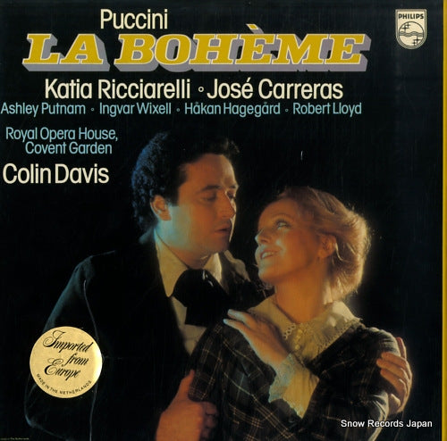 DAVIS, COLIN puccini; la boheme 6769031