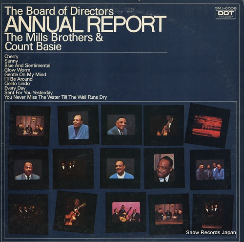 MILLS BROTHERS, THE, AND COUNT BASIE the board of directors annual report SMJ-6008
