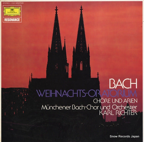 RICHTER, KARL bach; weihnachts-oratorium MGX7095