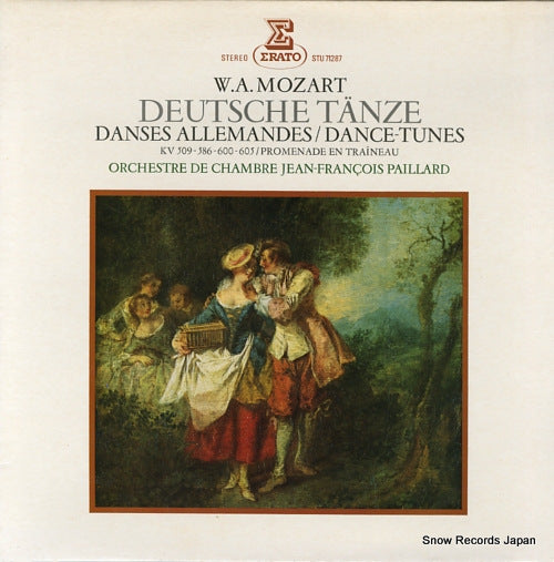 PAILLARD, JEAN-FRANCOIS mozart; danses allemandes STU71287