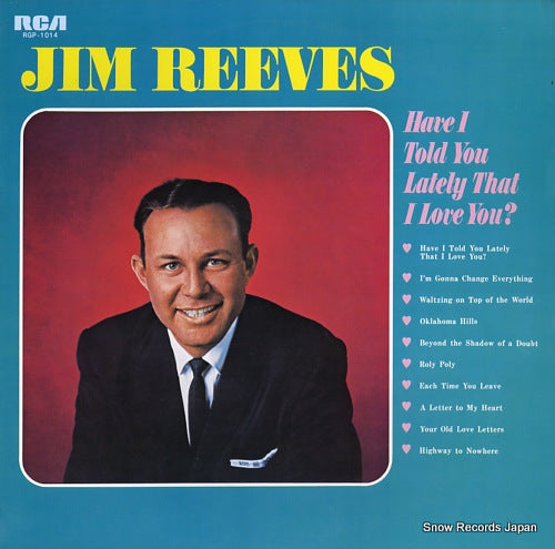 REEVES, JIM have i told you lately that i love you ? RGP-1014
