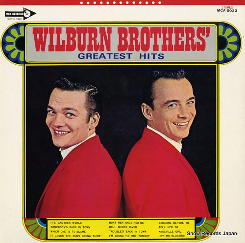 WILBURN BROTHERS, THE greatest hits MCA-5032