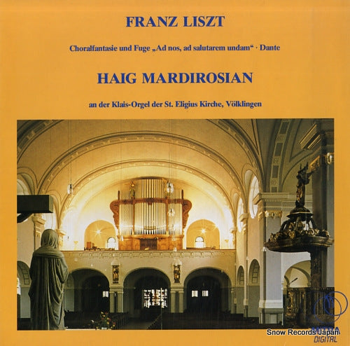 MARDIROSIAN, HAIG liszt; choralfantasie und fuge "ad nos, ad salutarem undam" MITRA16182