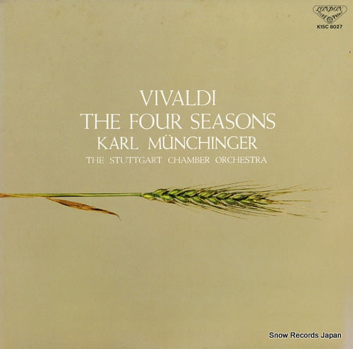 MUNCHINGER, KARL vivaldi; the four seasons K15C8027