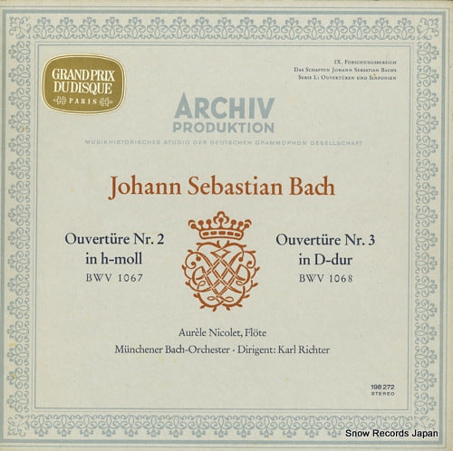 RICHTER, KARL bach; ouverture nr.2 & 3 198272