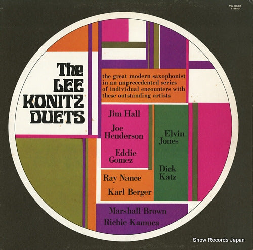 KONITZ, LEE the lee konitz duets VIJ-6432