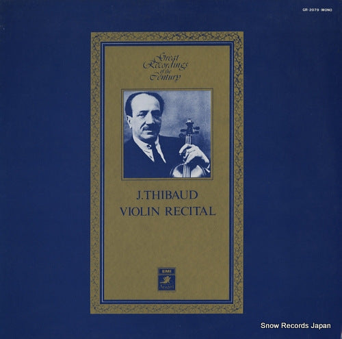 THIBAUD, JACQUES violin recital GR-2079