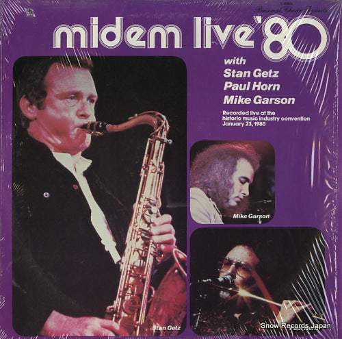 GETZ, STAN, PAUL HORN AND MIKE GARSON midem live '80 PC-51002