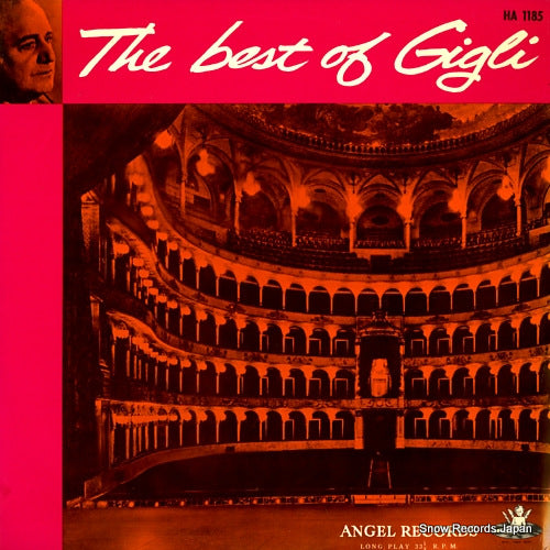 GIGLI, BENIAMINO the best of gigli HA1185