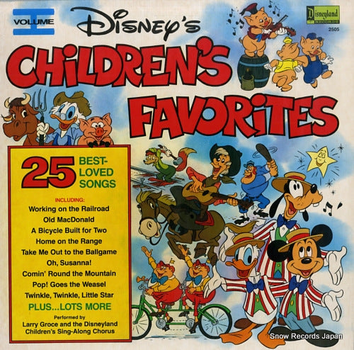 GROCE, LARRY disney's children's favorites vol.1 DISNEYLAND2505
