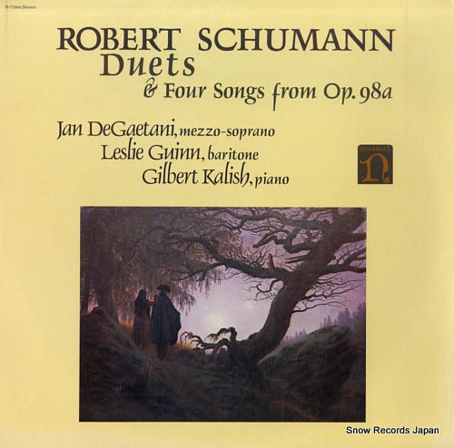 DEGAETANI, JAN, AND LESLIE GUINN schumann; duets & four songs from op.98a H-71364