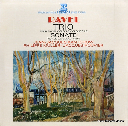 KANTOROW, JEAN-JACQUES ravel; trio, sonate STU70861