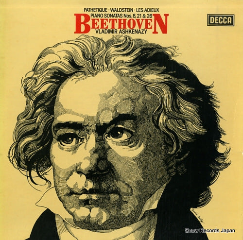ASHKENAZY, VLADIMIR beethoven; piano sonatas nos.8, 21 & 26 SXL6706
