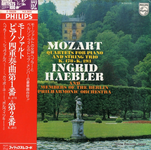 HAEBLER, INGRID mozart; quartetas for piano and string trio k.478-k.493 X-5628