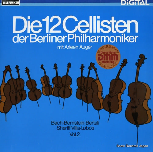 DIE 12 CELLISTEN DER BERLINER PHILHARMONIKER bach, bernstein, bertali, sheriff, villa-lobos vol.2 6.42525AZ