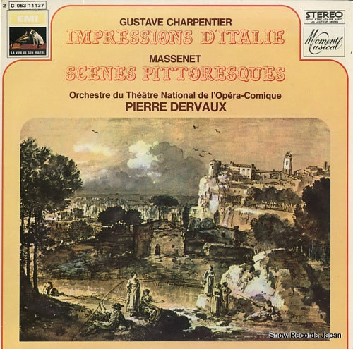 DERVAUX, PIERRE charpentier; impressions d'italie 2C053-11137