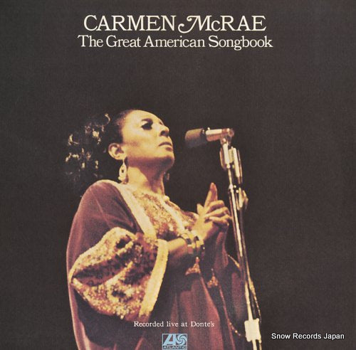 MCRAE, CARMEN the great america songbook P-4569-70A