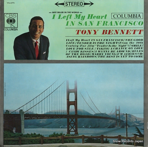 BENNETT, TONY i left my heart in san francisco SYS-275