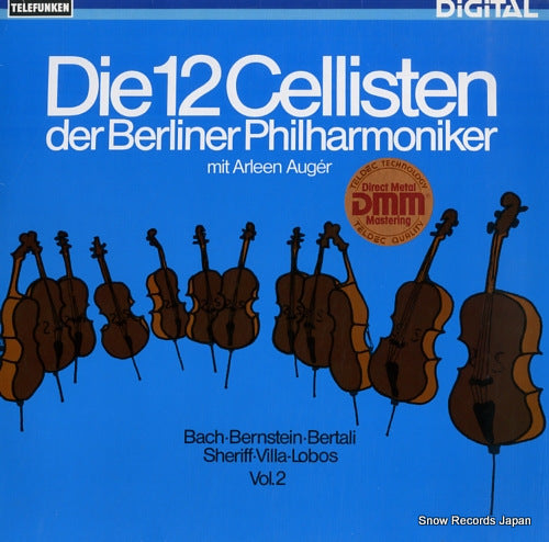DIE 12 CELLISTEN DER BERLINER PHILHARMONIKER bach, bernstein, bertali, sheriff, villa-lobos vol.2 6.42525AZ
