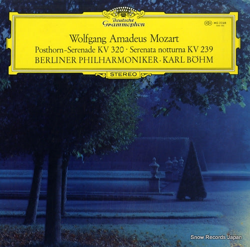 BOHM, KARL mozart; posthorn-serenade kv320, serenata notturna kv239 MG2248