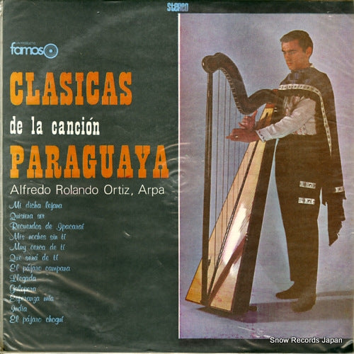 ORTIZ, ALFREDO ROLANDO clasicas de la cancion paraguaya ELDZ-821 / LADO-1 / LDF-1015