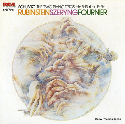 RUBINSTEIN, ARTUR schubert; the two piano trios-in b-flat, in e-flat RVC-2074-75