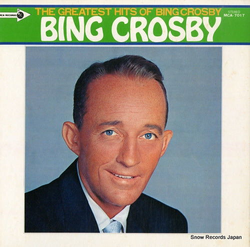 CROSBY, BING the greatest hits of bing crosby MCA-7017