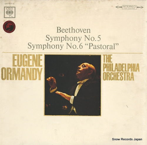 ORMANDY, EUGENE beethoven; symphony no.5, no.6 "pastoral" OS-801-C
