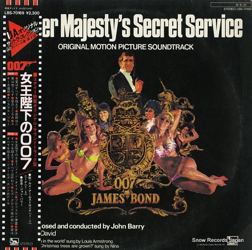 BARRY, JOHN on her majesty's secret service LBS-70169